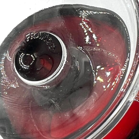 Arcoroc France Wine Glass Ruby Red Clear Stemmed -Great - Picture 4 of 10